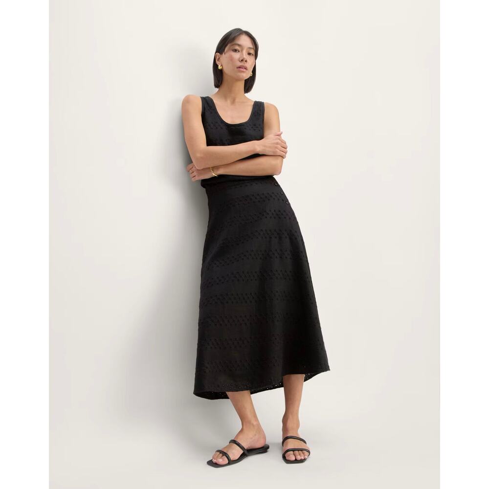 Everlane Black Midi Skirt